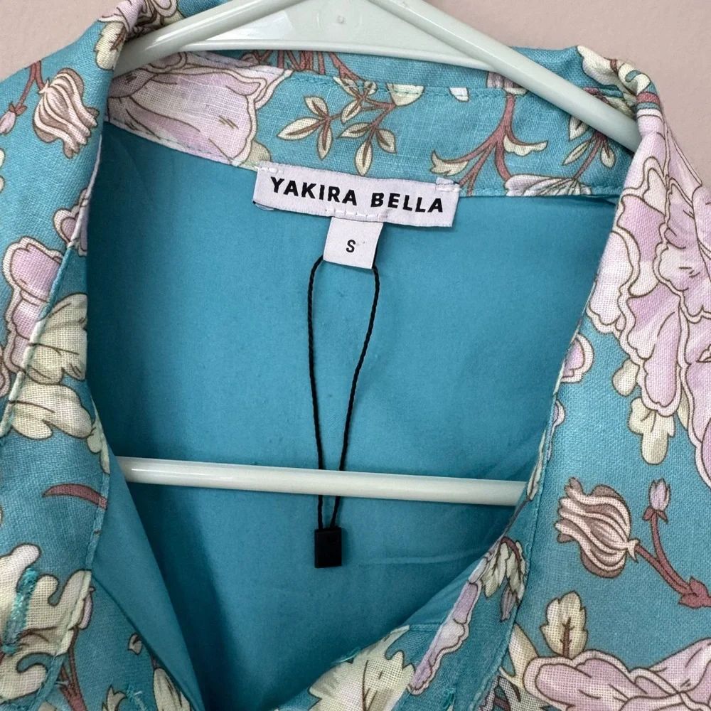 Yakira Bella Esme Dress – Blue Floral – Small – NWOT - Picture 3 of 10